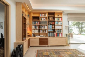 Bibliothèque agencement Pornic Ateliers Mellerin