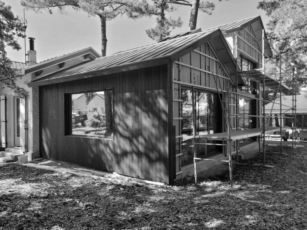 Construction bois d'une maison à Saint-Brevin-les-Pins
