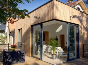 Baie d'angle, ouverture extérieur à Pornic