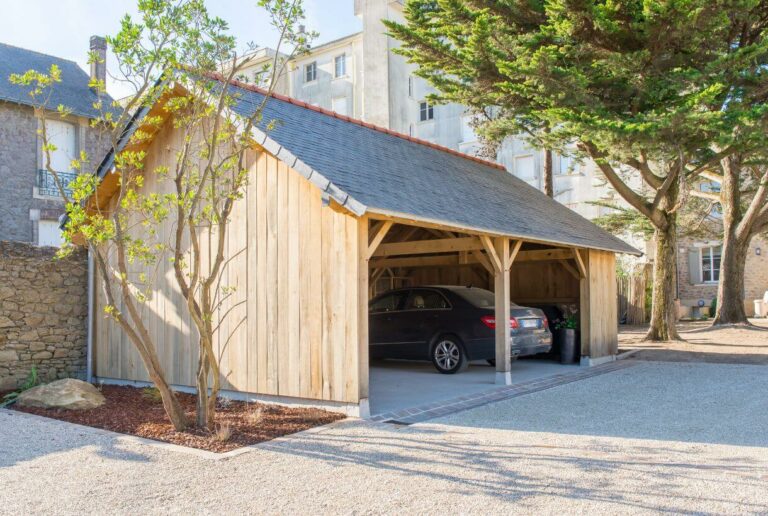 Carport réalisé à Pornichet