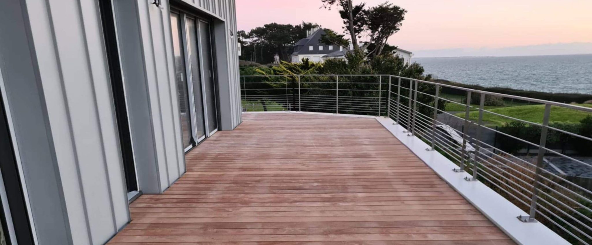 Terrasse sur balcon à Pornic