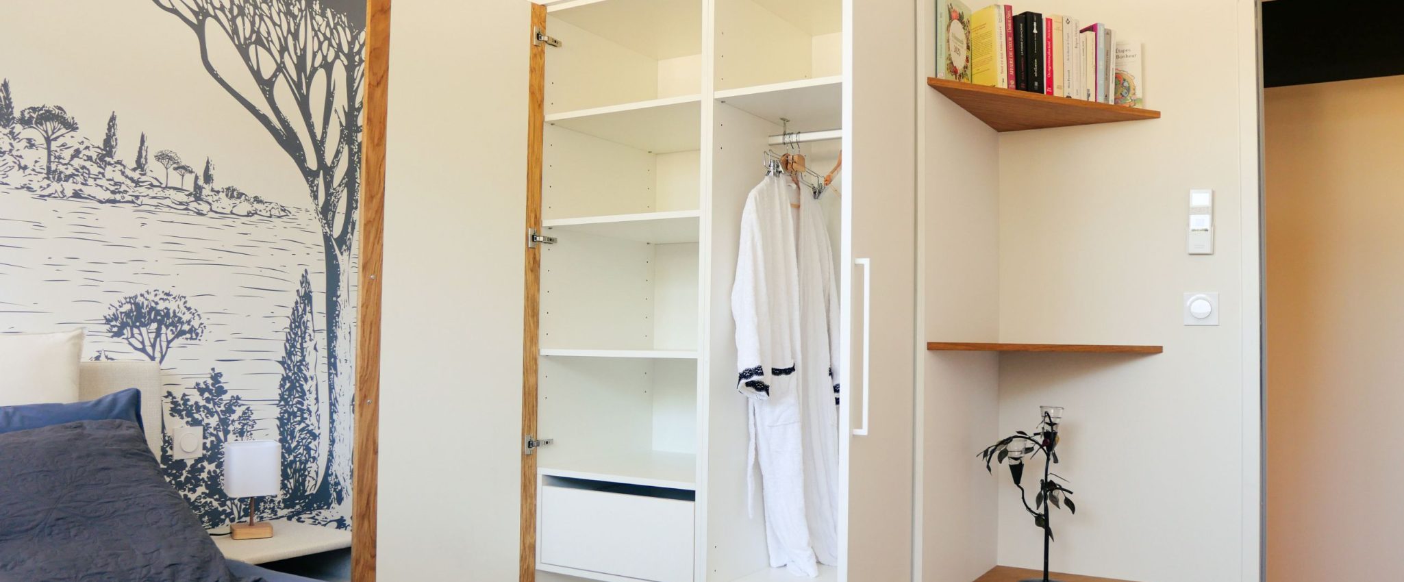 Dressing en bois sur mesure à Pornic