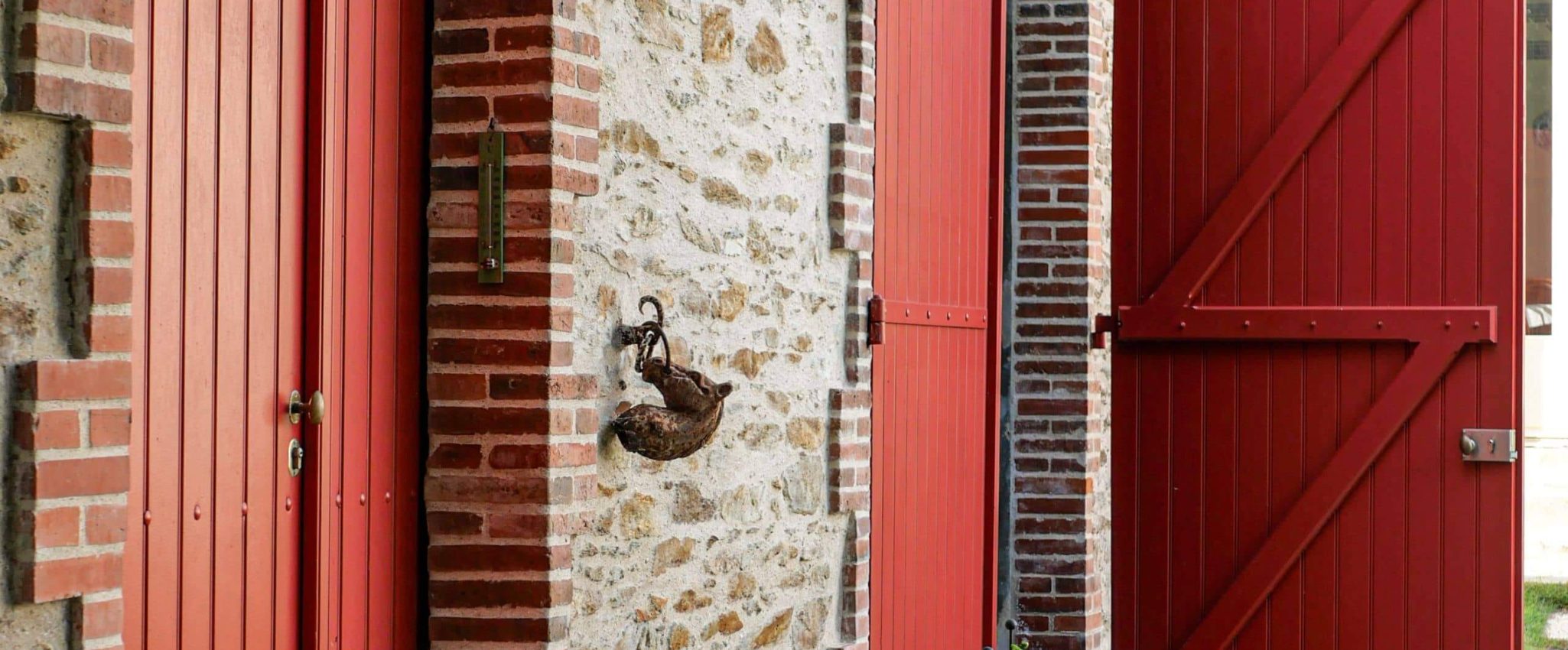 Porte en chêne massif, patrimoine à Tharon Plage