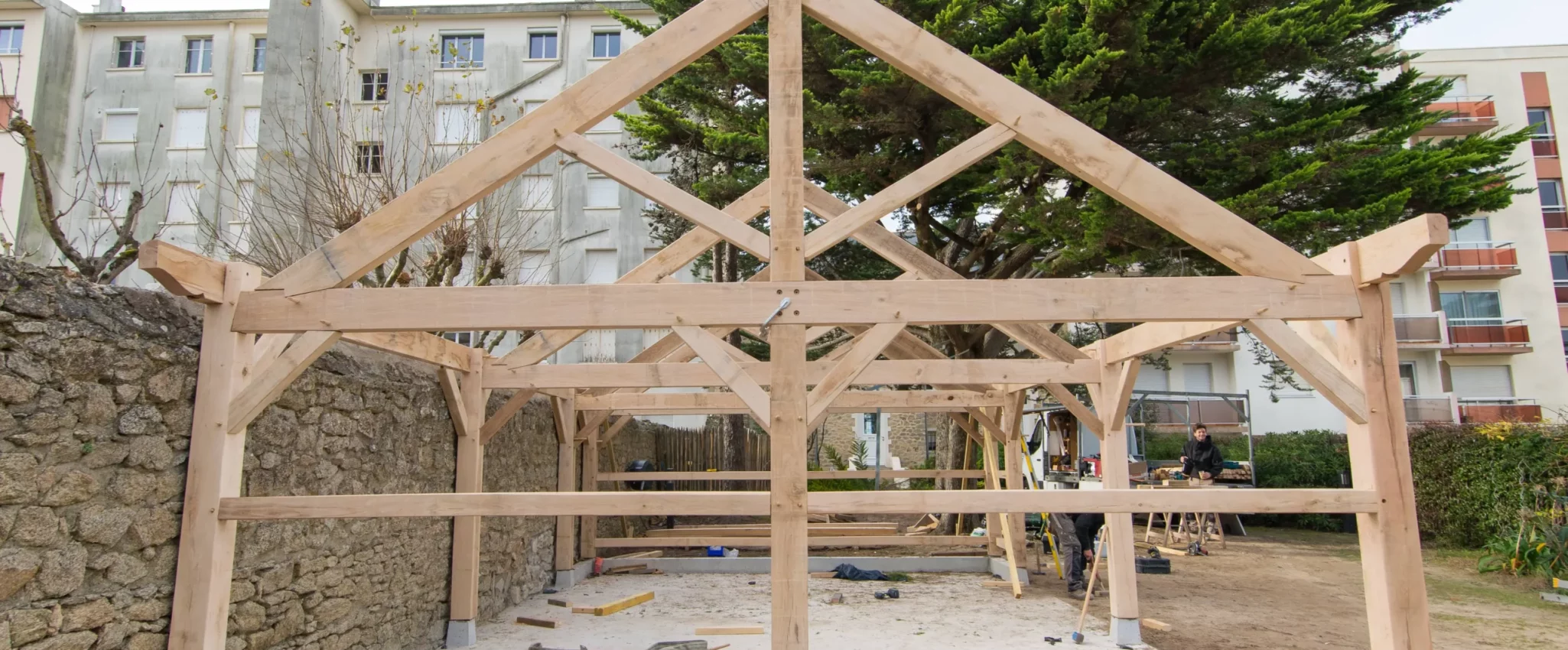 Charpente traditionnelle Préfailles