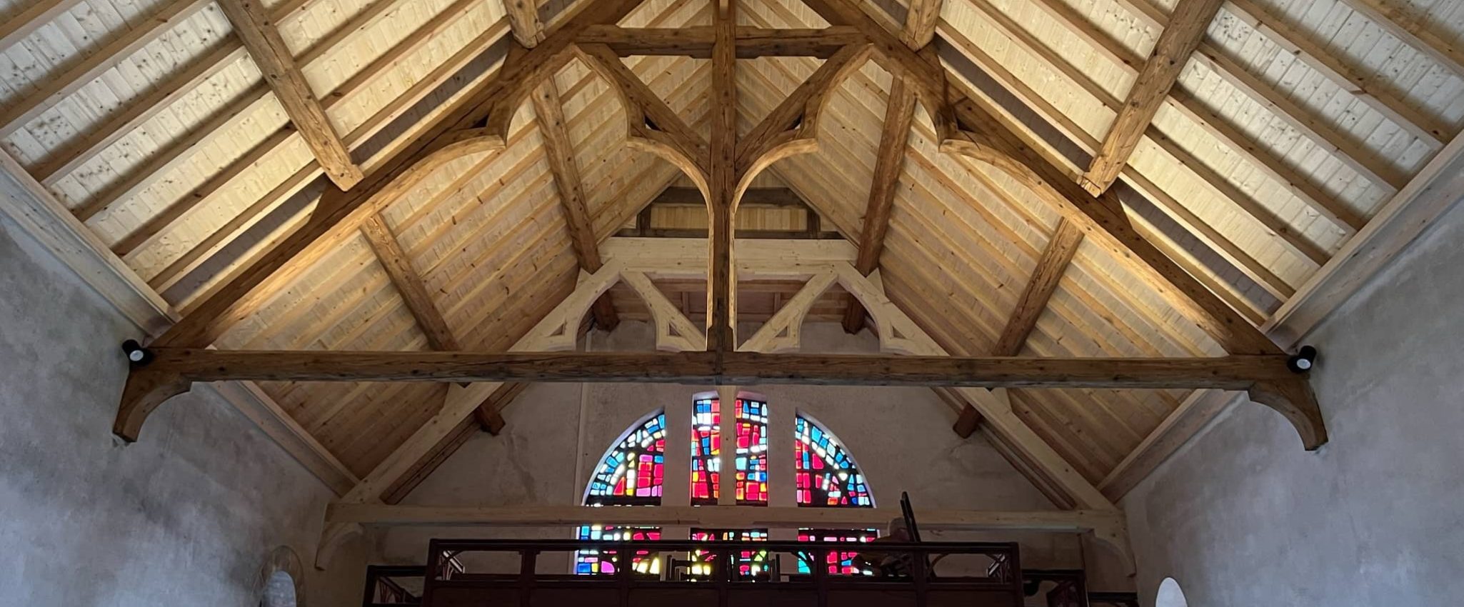 Charpente chapelle Sainte Anne
